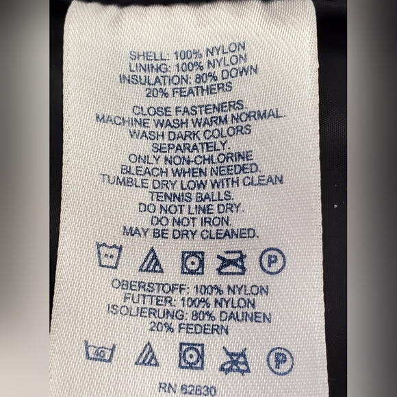 Land's End Navy Blue Down Puffer Vest - Picture 8 of 10